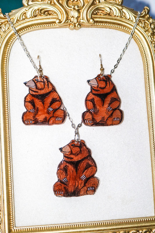 BJÖRN - Statement Necklace + Earrings